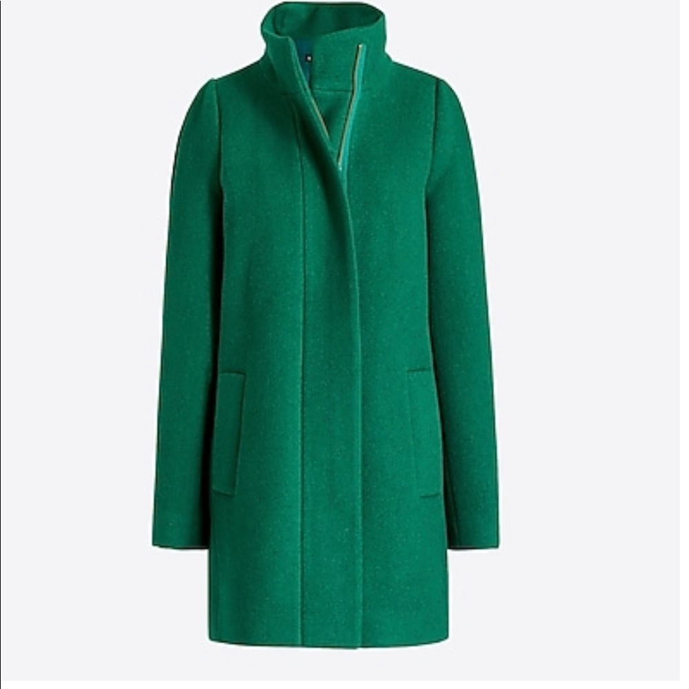 J. Crew City Coat- Deep Emerald